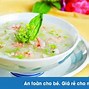 Cháo Dinh Dưỡng Cho Bé Dưới 1 Tuổi