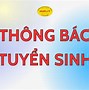 Thông Báo Tuyển Sinh Thạc Sĩ